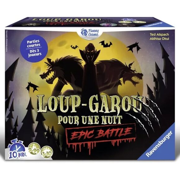 Loup Garou pour une Nuit - Epic Battle French Game New Sealed For Age 9+ - Picture 1 of 12